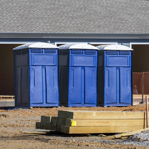 what is the maximum capacity for a single portable toilet in Thurmont Maryland